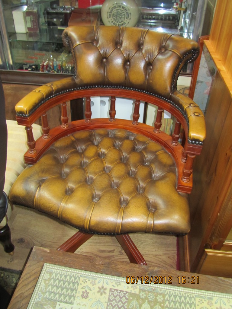 Leather Office Chair In Maida Vale Probate Valuation